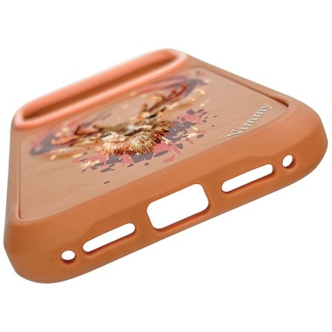 Etui Nimmy Jeleń MagSafe do iPhone 17 Pro pomarańczowy
