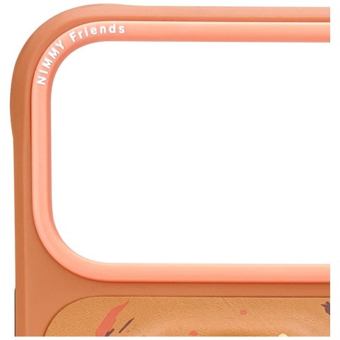 Etui Nimmy Jeleń MagSafe do iPhone 17 Pro pomarańczowy