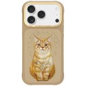 Etui Nimmy Lucky Fashion Cat MagSafe do iPhone 17 Pro Max brązowy