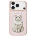 Etui Nimmy Lucky Fashion Cat MagSafe do iPhone 17 Pro różowy
