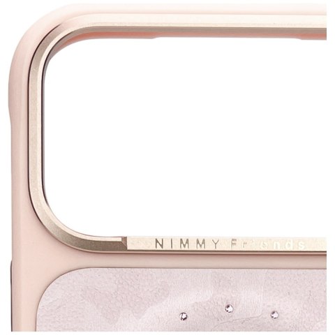 Etui Nimmy Lucky Fashion Cat MagSafe do iPhone 17 Pro różowy