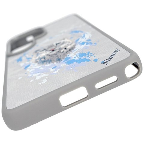 Etui Nimmy Pantera MagSafe do Samsung Galaxy S26 Ultra jasnoszary