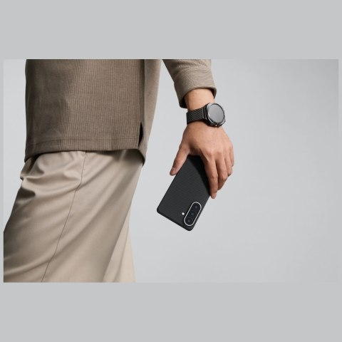 Etui PITAKA Edge Case MagSafe do Samsung Galaxy S26 czarno-szary