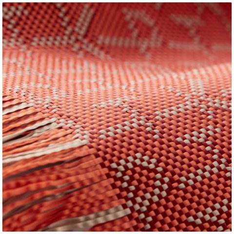 Etui PITAKA Ultra-Slim Monogram MagSafe do iPhone 17 Pro Max złoto czerwony