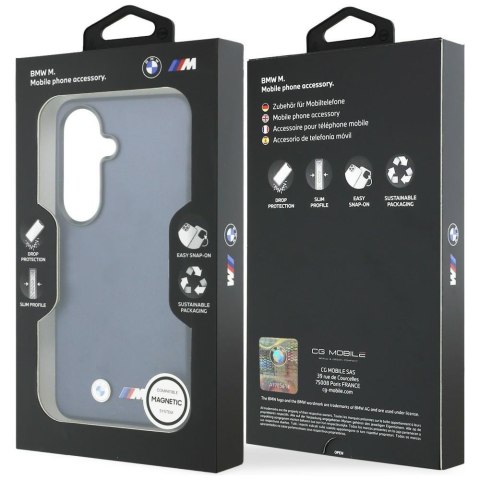 Etui BMW M Metal Logo MagSafe do Samsung Galaxy S26 granatowy