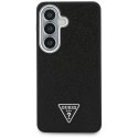 Etui Guess Fixed Glitter Triangle MagSafe do Samsung Galaxy S26+ czarny