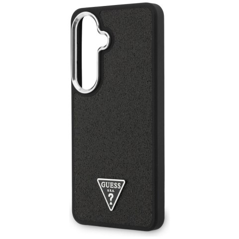 Etui Guess Fixed Glitter Triangle MagSafe do Samsung Galaxy S26+ czarny