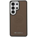 Etui Karl Lagerfeld Embossed Ring Initials MagSafe do Samsung Galaxy S26 Ultra brązowy