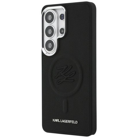Etui Karl Lagerfeld Embossed Ring Initials MagSafe do Samsung Galaxy S26 Ultra czarny