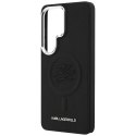 Etui Karl Lagerfeld Embossed Ring Initials MagSafe do Samsung Galaxy S26 Ultra czarny