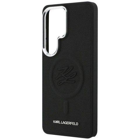 Etui Karl Lagerfeld Embossed Ring Initials MagSafe do Samsung Galaxy S26 Ultra czarny