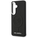 Etui Karl Lagerfeld Embossed Ring Initials MagSafe do Samsung Galaxy S26+ czarny