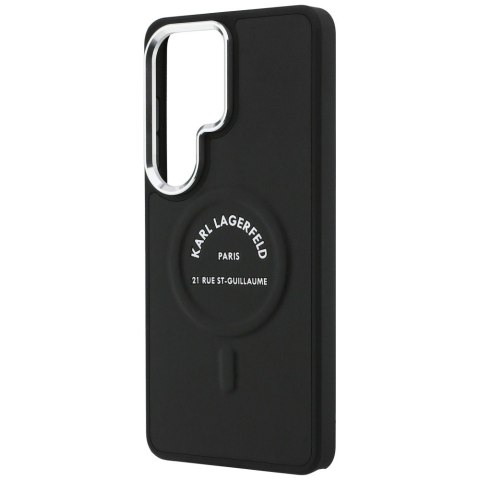 Etui Karl Lagerfeld Embossed Ring RSG Logo MagSafe do Samsung Galaxy S26 Ultra czarny