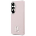 Etui Karl Lagerfeld K Metal Logo MagSafe do Samsung Galaxy S26 różowy