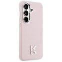 Etui Karl Lagerfeld K Metal Logo MagSafe do Samsung Galaxy S26 różowy