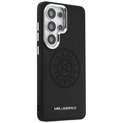 Etui Karl Lagerfeld Perforated KL MagSafe do Samsung Galaxy S26 Ultra czarny