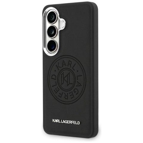 Etui Karl Lagerfeld Perforated KL MagSafe do Samsung Galaxy S26 czarny