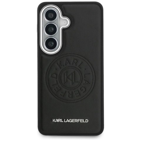 Etui Karl Lagerfeld Perforated KL MagSafe do Samsung Galaxy S26 czarny