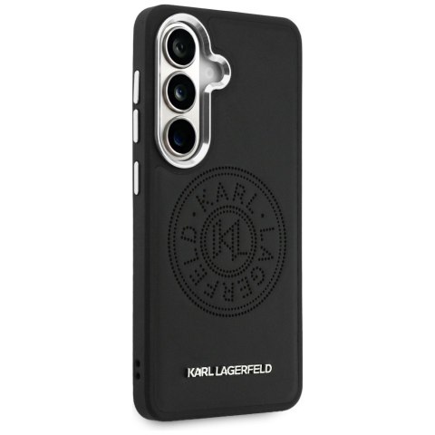 Etui Karl Lagerfeld Perforated KL MagSafe do Samsung Galaxy S26 czarny