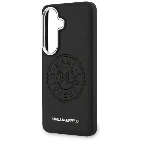 Etui Karl Lagerfeld Perforated KL MagSafe do Samsung Galaxy S26 czarny
