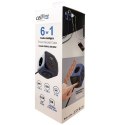 Kostka zasilająca 6w1 Cellline Power Socket Cube 2500W USB/2xUSB-C 65W niebieski