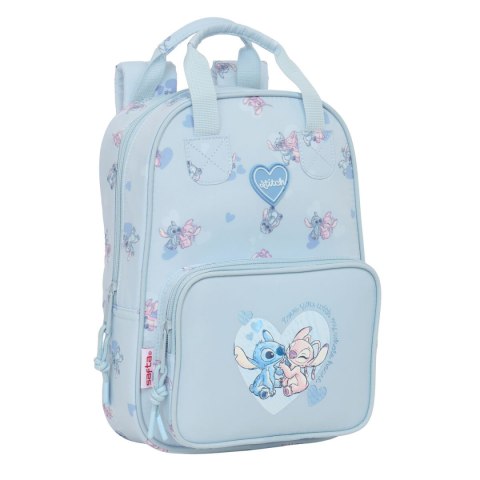 Plecak szkolny Lilo & Stitch Jasnoniebieski 20 x 28 x 8 cm