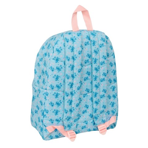 Plecak szkolny Lilo & Stitch Ohana Niebieski 33 x 42 x 15 cm