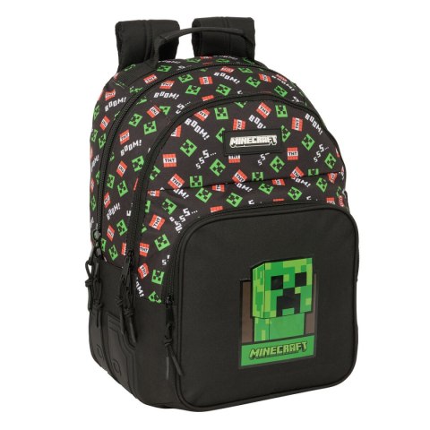 Plecak szkolny Minecraft Czarny 32 x 42 x 15 cm