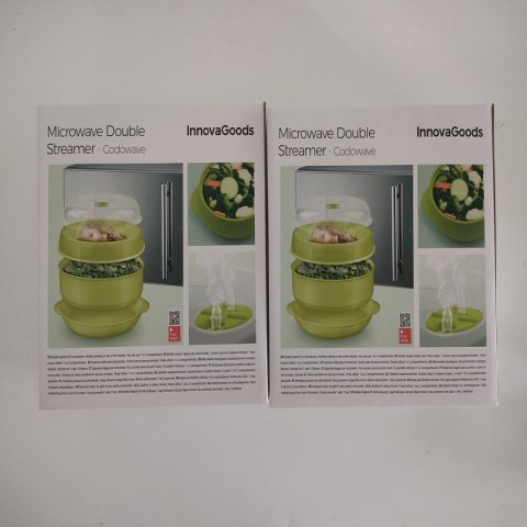 Podwójny Parowar do Mikrofalówki Codowave InnovaGoods