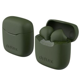DeFunc Słuchawki Bluetooth 5.3True Lite bezprzewodowe zielony/green 71468