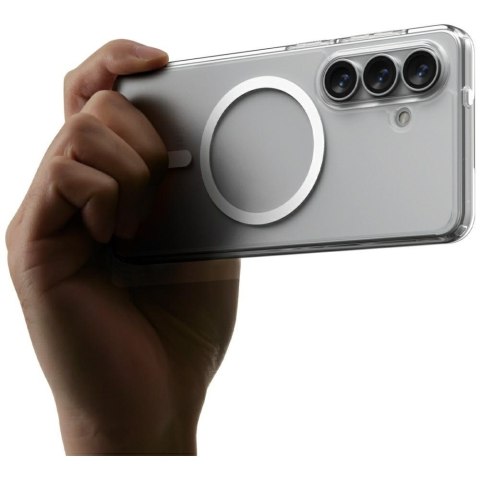 Etui Spigen Ultra Hybrid Mag MagSafe do Samsung Galaxy S26 clear white