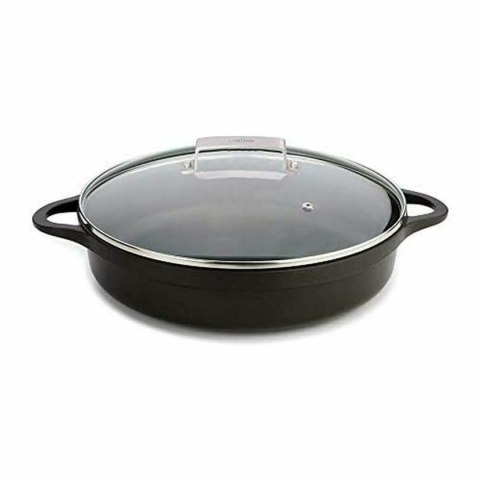 Garnek z Pokrywką Valira 4137/25 Czarny 5,5 L