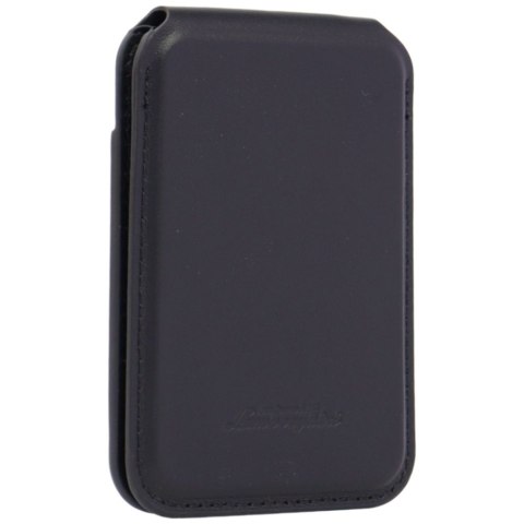 Magnetyczny portfel Lamborghini D1 Genuine Leather MagSafe Stojak na telefon zielony
