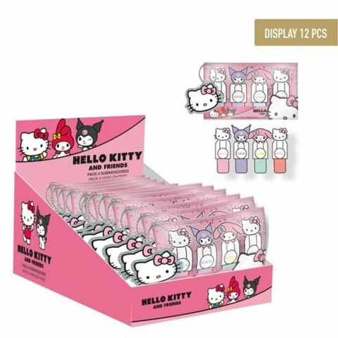Zestaw markerów fluorescencyjnych Hello Kitty