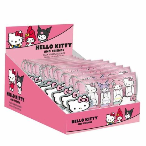Zestaw markerów fluorescencyjnych Hello Kitty