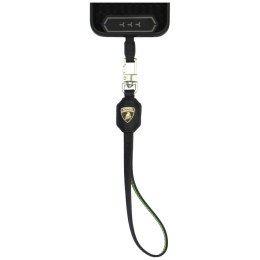 Uniwersalna smycz Lamborghini D1 Leather Handstrap zielony