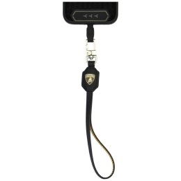 Uniwersalna smycz Lamborghini D1 Leather Handstrap żółty
