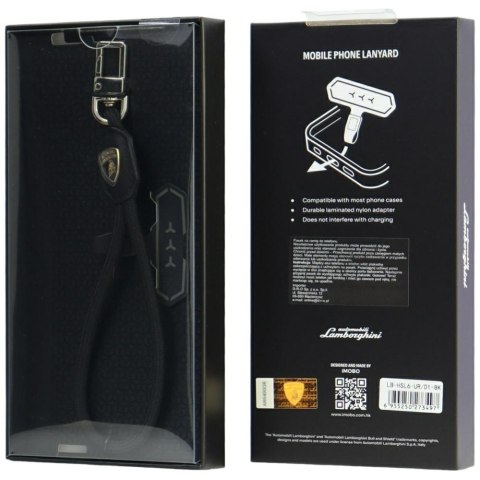 Uniwersalna smycz Lamborghini Urus D1 Handstrap czarny