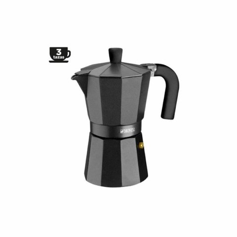 Włoska Kafeterka BRA INOX BLACK 3T Czarny