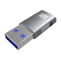 Adapter USB do USB-C Aisens A108-0655 Szary
