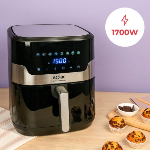 Frytkownica na gorące powietrze Solac Czarny 1700 W 8 L