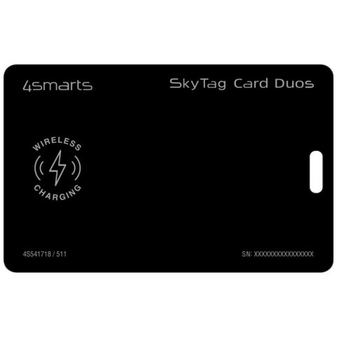 Lokalizator 4smarts SkyTag Card Duos ReCharge czarny