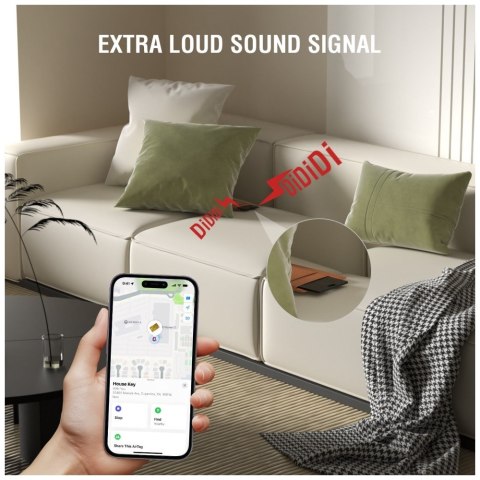 Lokalizator 4smarts SkyTag Card Duos ReCharge czarny