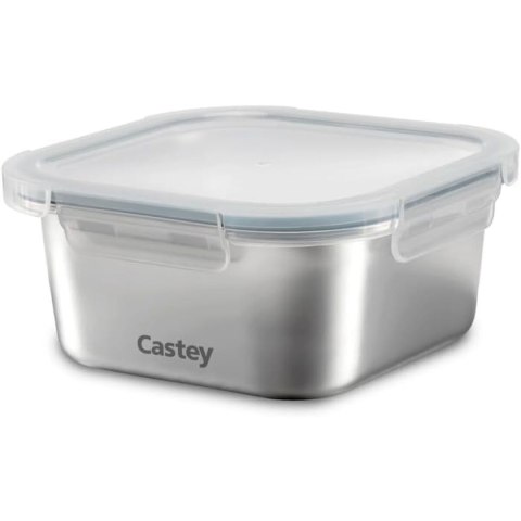 Pojemnik na Lunch Castey C-C600 Srebrzysty Stal nierdzewna 600 ml