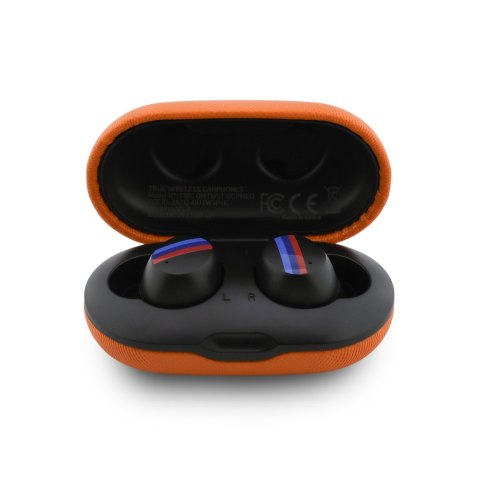 Słuchawki Bluetooth TWS BMW M Metal Logo ENC pomarańczowy