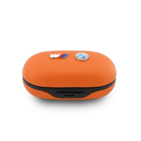 Słuchawki Bluetooth TWS BMW M Metal Logo ENC pomarańczowy