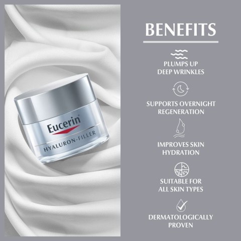 Krem Przeciwstarzenowy na Noc Eucerin Hyaluron Filler 50 ml