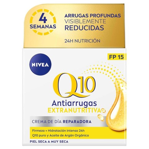 Krem Przeciwzmarszczkowy Nivea Q10+ Spf 15 50 ml