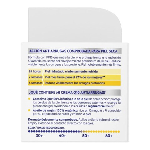 Krem Przeciwzmarszczkowy Nivea Q10+ Spf 15 50 ml