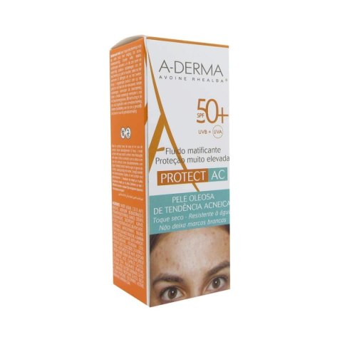 Krem Przeciwstarzeniowy na Dzień A-Derma Protect AC Spf 50+ 40 ml